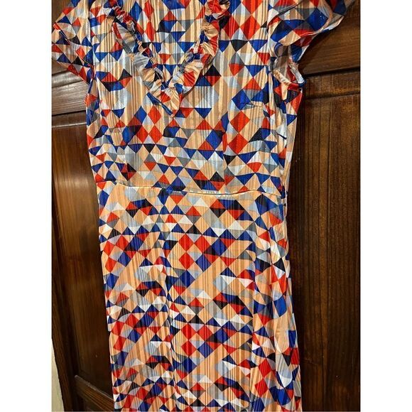 Traffic People Forgiven Dress in Peach and Red, size medium - Picture 10 of 14